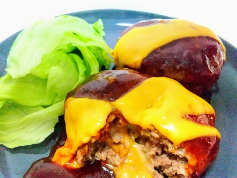 ダブルチーズハンバーグ